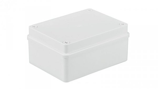 Puszka n/t hermetyczna 150x110x70 bez dławików IP56 biała S-BOX 316B