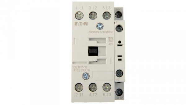 Stycznik mocy 17A 3P 230V AC 1Z 0R DILM17-10 (230V50HZ,240V60HZ) 277004