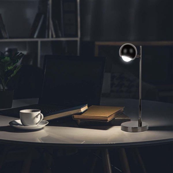 Lampka Biurkowa Nocna V-TAC 6W LED 45cm Czarna VT-7506 3000K 500lm