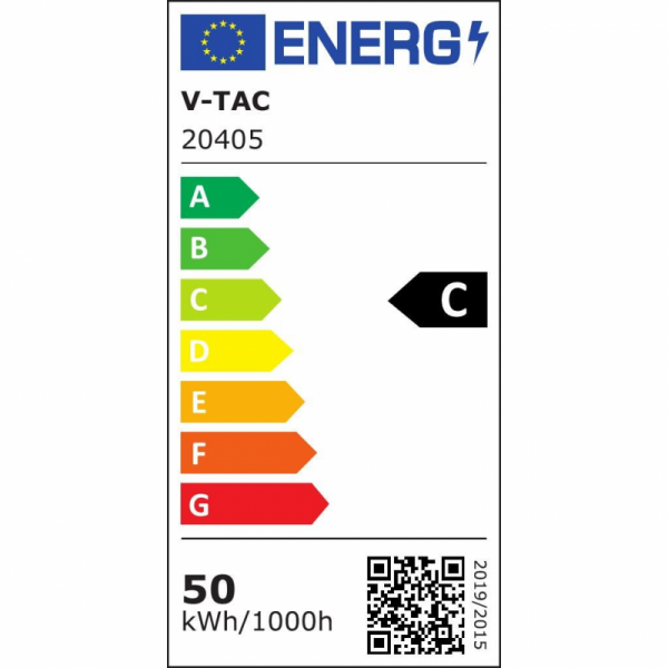 Projektor LED V-TAC 50W SAMSUNG CHIP Czarny 137Lm/W EVOLUTION VT-52 6500K 6850lm 5 Lat Gwarancji