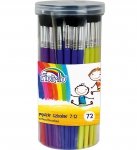 Pędzle  w tubie nr 7-12  72 szt Fiorello 5146