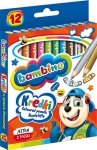 Kredki BAMBINO Grube 12 kolorów idealne dla dzieci