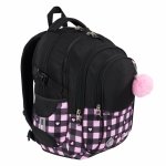 PLECAK 4 KOMOROWY PINK CHECKERED 0366