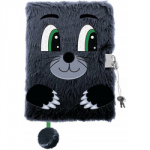 PAMIĘTNIK Z KŁÓDKĄ WŁOCHACZ 96 kartek PLUSZOWY KRECIK