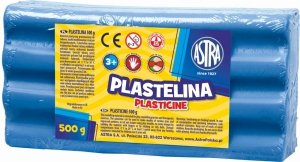 PLASTELINA ASTRA 500G 0,5 KG NIEBIESKA