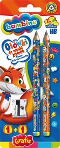 OŁÓWKI DO NAUKI PISANIA GRUBE +TEMPERÓWKA BAMBINO