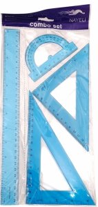 ZESTAW GEOMETRYCZNY 4 ELEMENTY 30 CM DUŻY 0580