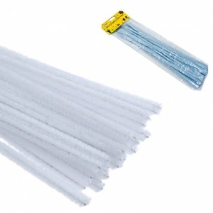 DRUCIKI DEKORACYJNE KREATYWNE 30szt BIAŁE