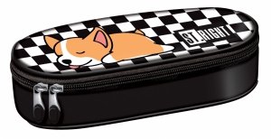 PIÓRNIK SASZETKA Z KLAPKĄ STRIGHT PC-01 SLEEPY CORGI 4366 
