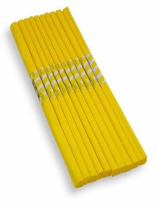 DUŻY ZESTAW DLA PRZEDSZKOLI 10X BIBUŁA 50X200 cm DO&DECO ŻÓŁTA