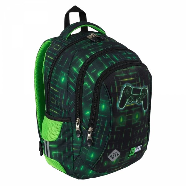 ZESTAW PLECAK 3 KOMOROWY PIÓRNIK WOREK NA OBUWIE NEON PAD