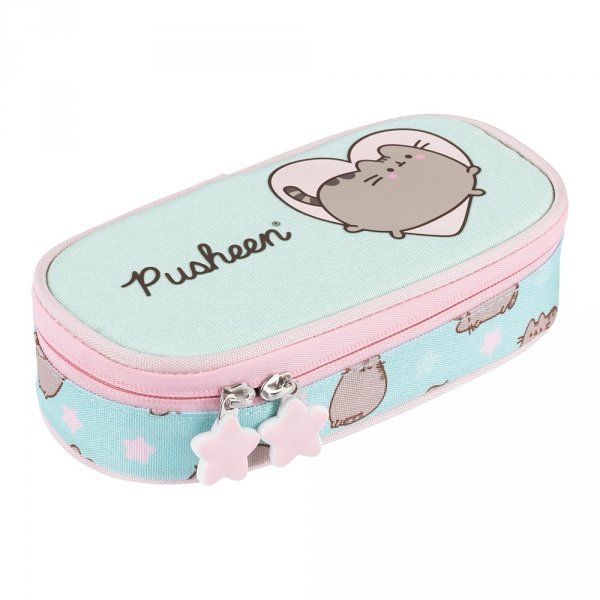 PIÓRNIK SASZETKA Z KLAPKĄ PUSHEEN MINT 9537