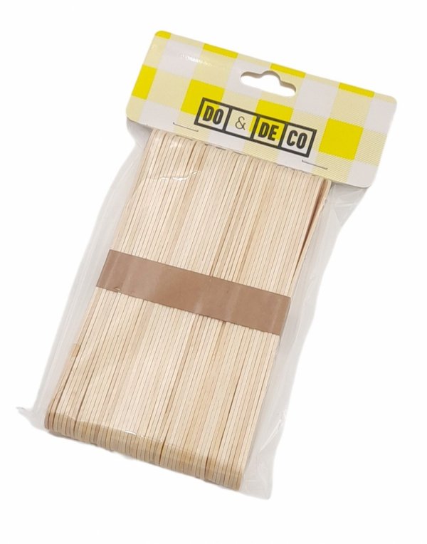 PATYCZKI KREATYWNE 150mm 50szt NATURALNE 2638