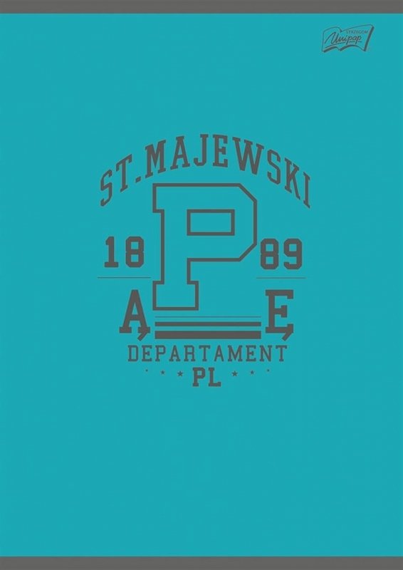 Zeszyt A5, 60 kartek, linia, JĘZYK POLSKI ze ściągą COLLAGE