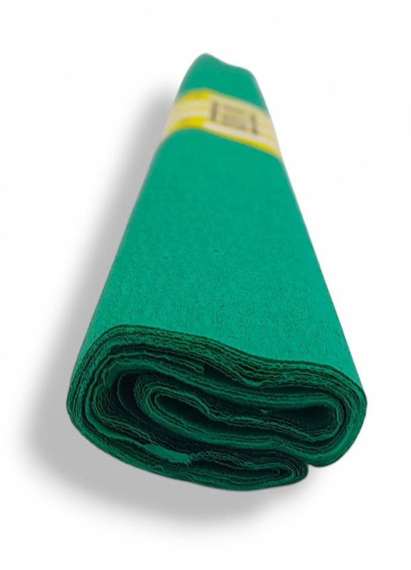 BIBUŁA 50X200 cm MARSZCZONA SZKOLNA DO&amp;DECO ZIELONA