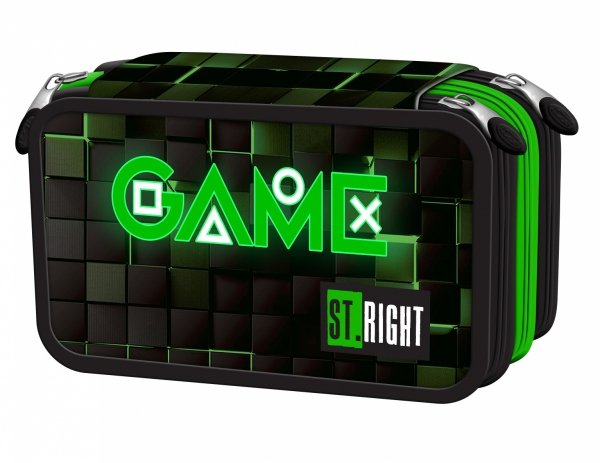 PIÓRNIK POTRÓJNY Z WYPOSAŻENIEM STRIGHT PC-05 GREEN GAME 1608