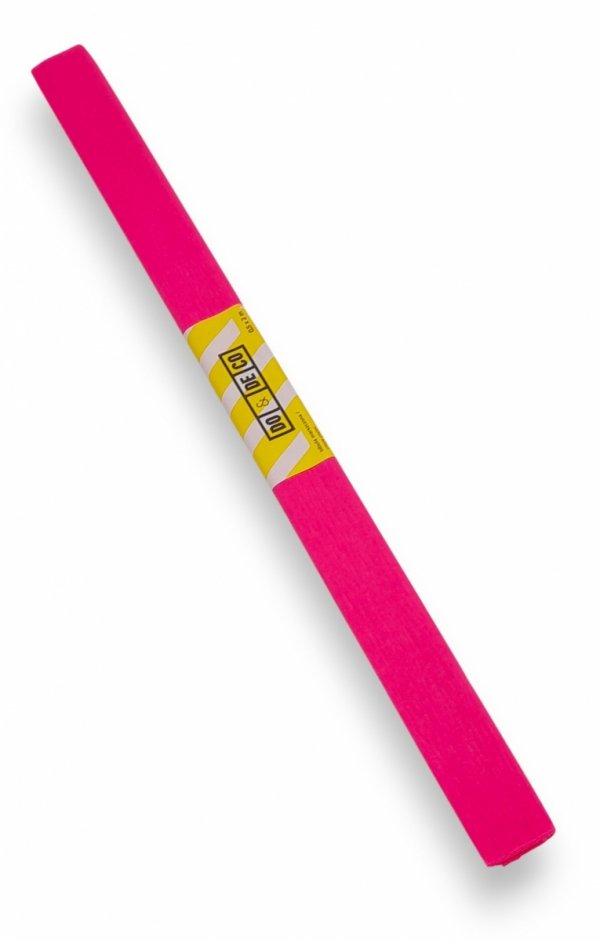 BIBUŁA 50X200 cm MARSZCZONA SZKOLNA DO&amp;DECO RÓŻOWA