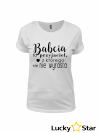 Koszulka Damska BABCIA to przyjaciel