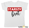Koszulki dla rodzeństwa Starszy brat/młodsza siostra
