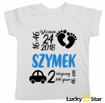 Koszulka dziecięca METRYCZKA dla chłopczyka