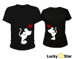 7563 Zestaw koszulek dla par Love
