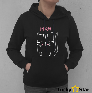 Bluza Damska z kapturem MEOW