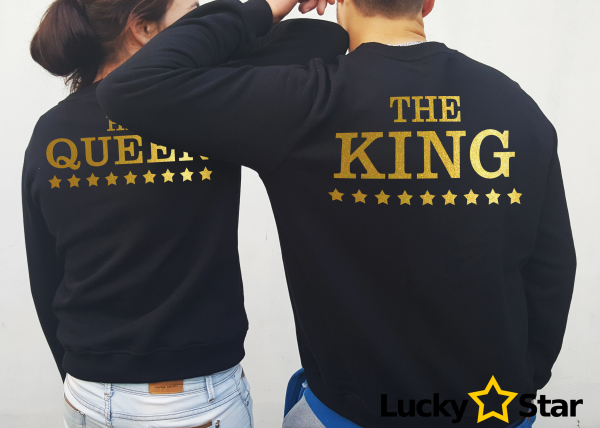 Bluzy dla par THE KING HIS GUEEN
