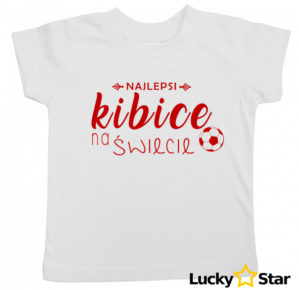Zestaw Koszulek rodzinnych Najlepsi kibice na świecie!