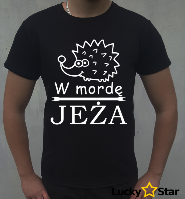 Koszulka Męska w mordę JEŻA