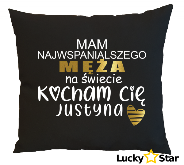Poduszka mam najwspanialszego chłopaka na świecie