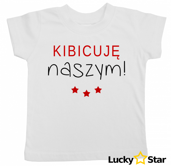 Zestaw Koszulek rodzinnych Kibicuję naszym!