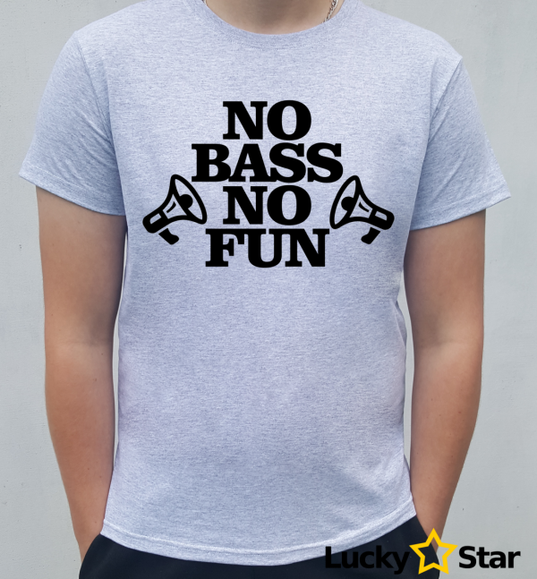 Koszulka Męska No bass no fun