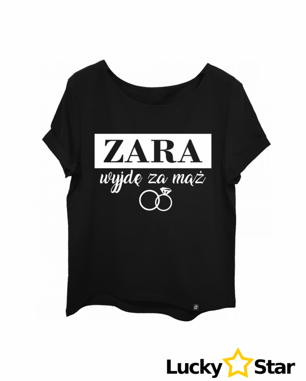 Koszulka Damska ZARA wyjdę za mąż