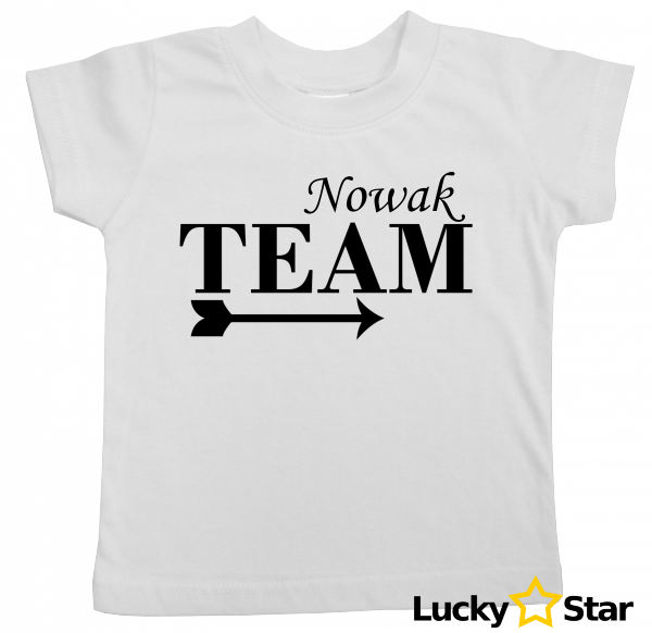 Zestaw koszulek Twoje Nazwisko TEAM