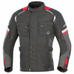 BUSE Kurtka motocyklowa Breno czarno-czerwona 