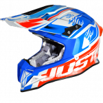 KASK JUST1 J12 DOMINATOR WHITE-BLUE-RED 
