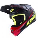 KENNY KASK OFF-ROAD TRACK BLACK/GREY/RED 