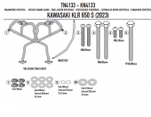 GIVI OSŁONA SILNIKA GMOLE - KAWASAKI KLR 650 S (23 