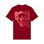 FOX T-SHIRT IMAGE SKULL PREM CARDINAL 