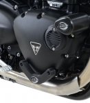 Slidery Silnika RG Racing Triumph Thruxton 1200/1200R/Street Twin/T120 Bonn, Prawa Strona Black 