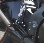 Podnóżki Regulowane RG Racing Suzuki Gsxr1000 K7-K8, Zestaw Black 