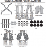 KAPPA STELAŻ KUFRA CENTRALNEGO YAMAHA X MAX 125 