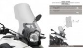 KAPPA KD5101ST SZYBA BMW G 650GS 11-16 (41X39cm) PRZEZROCZYSTA 