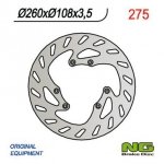 NG275 TARCZA HAMULCOWA PEUGEOT XPS 50 SM (260x108x3,5) 