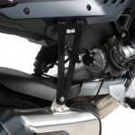 Mocowanie Wydechu + Zaślepka Podnóżka RG Racing Moto Guzzi Stelvio 24- Black 