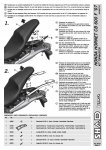 SHAD KSHH0HR67ST STELAŻ KUFRA TYŁ DO HONDA HORNET CB600F 