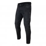 REBELHORN SPODNIE JEANS RAGE II TAPERED FIT BLACK 