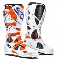 Buty SIDI CROSSFIRE 2 SRS Pomarańczowe fluo-Biało-Niebieskie Buty SIDI CROSSFIRE 2 SRS Pomarańczowe fluo-Biało-Niebieskie