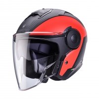 CABERG KASK JET Z BLENDĄ SOHO MILANO CZ/CZARNY MAT