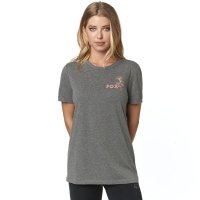 FOX T-SHIRT LADY LIVE FAST HEATHER GRAPHITE FOX T-SHIRT LADY LIVE FAST HEATHER GRAPHITE